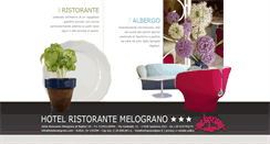 Desktop Screenshot of hotelmelograno.com